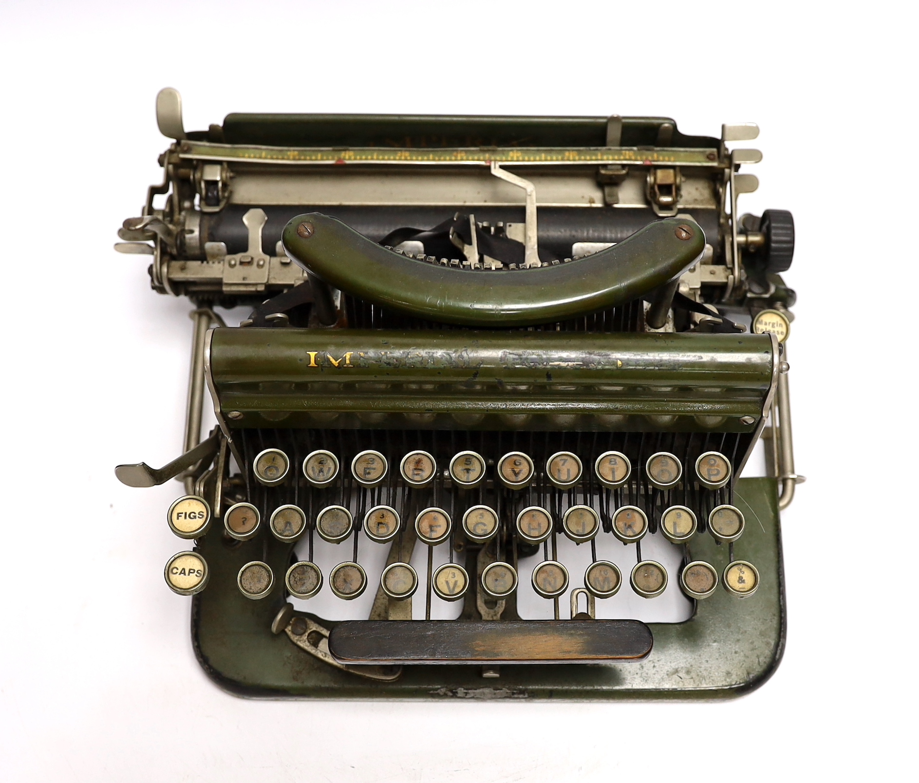 An Imperial model D typewriter (a.f.)